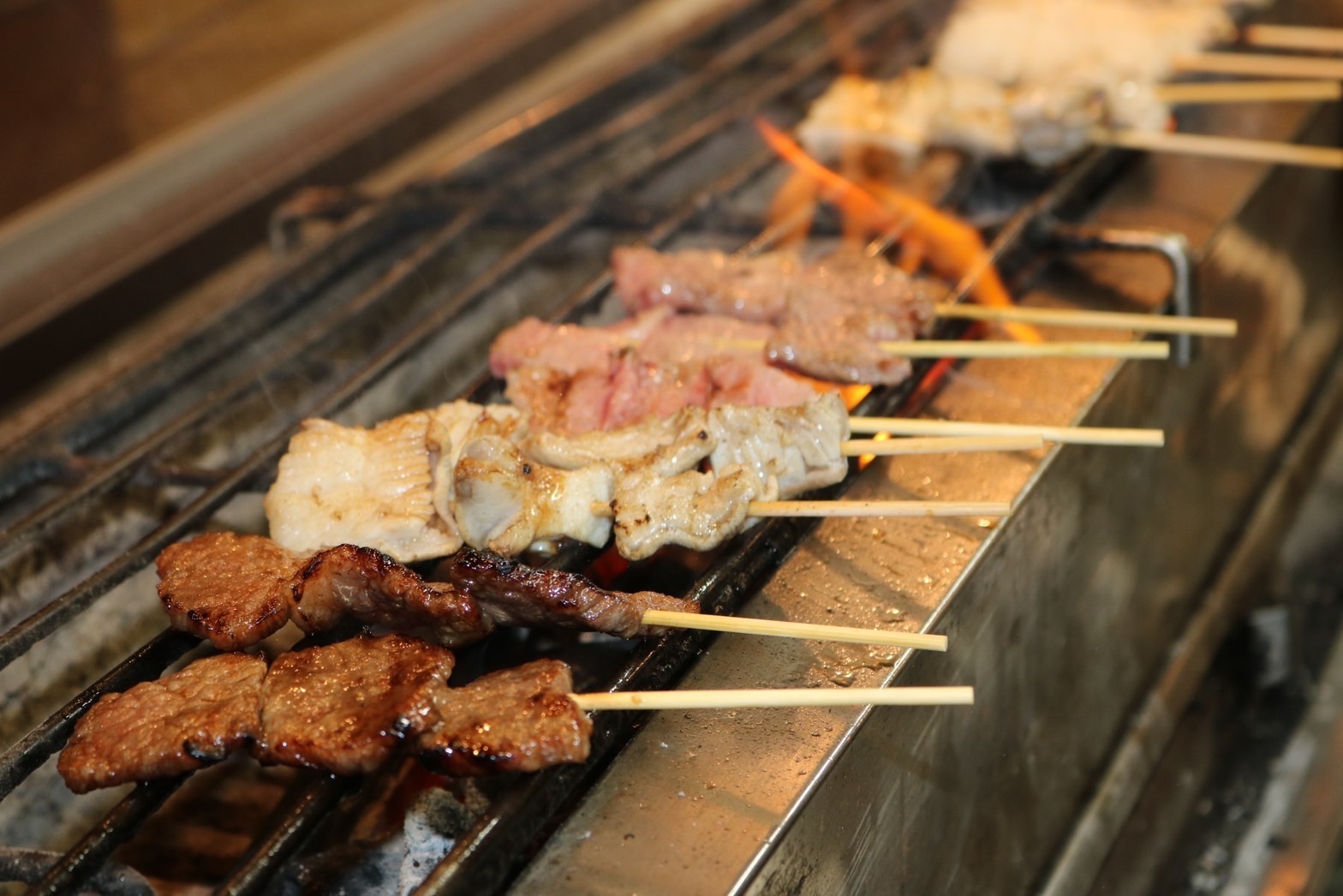 串焼三玄の串焼風景6