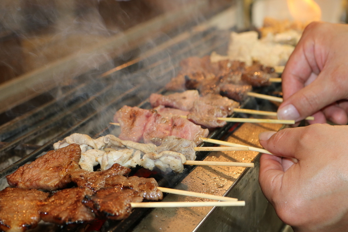 職人が焼く炭火串焼き3
